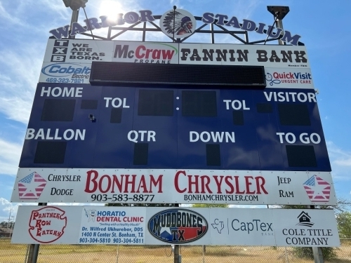 Warrior Stadium Scoreboard