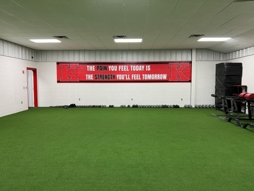 Kingston Weight Room Wall Wrap